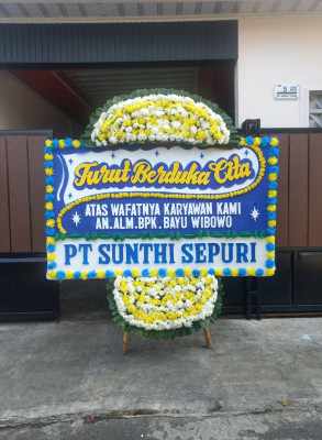 Papan Bunga Duka di Gentingsari